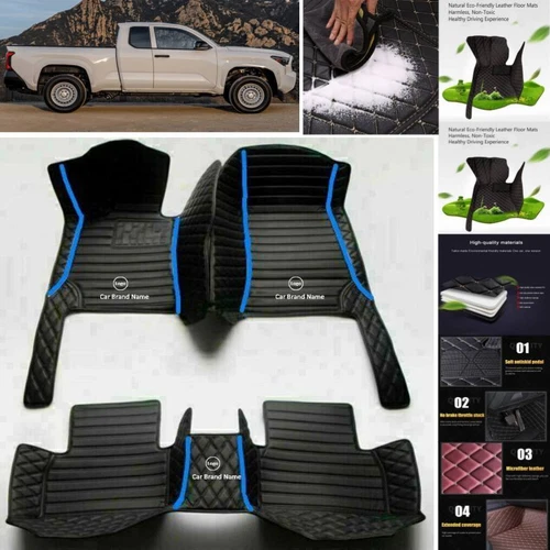 Fit For RAM 1500 2500 3500 Car Floor Mats Cargo Liners All Weather Custom Carpet - Imagen 9 de 33