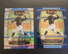 2022 Select PABLO LOPEZ Concourse Scope Prizm - Base  - Miami Marlins