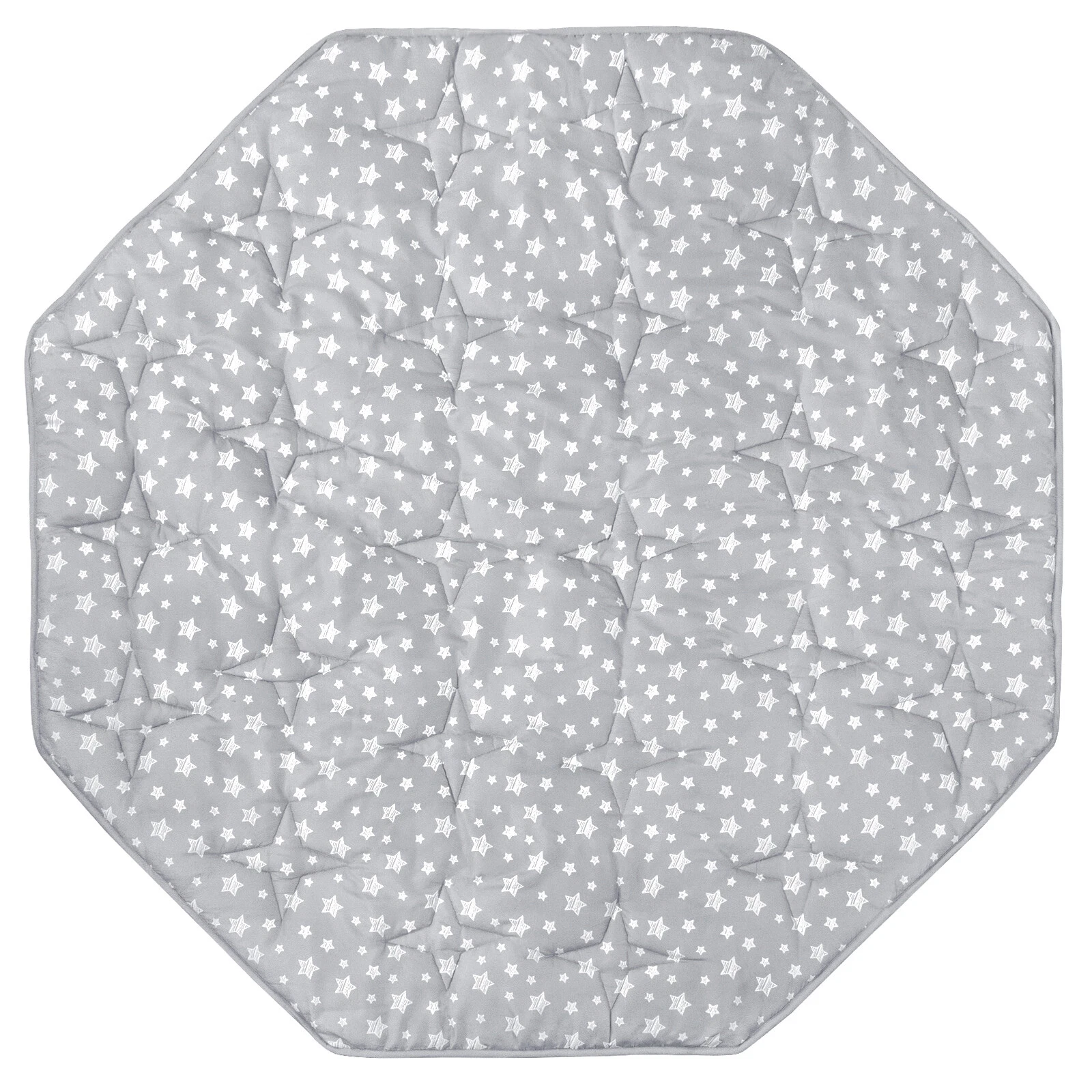 Baby Octagon Playpen Mat Gray Fits Regalo X-Large Play Yard 8 Panel Non Slip