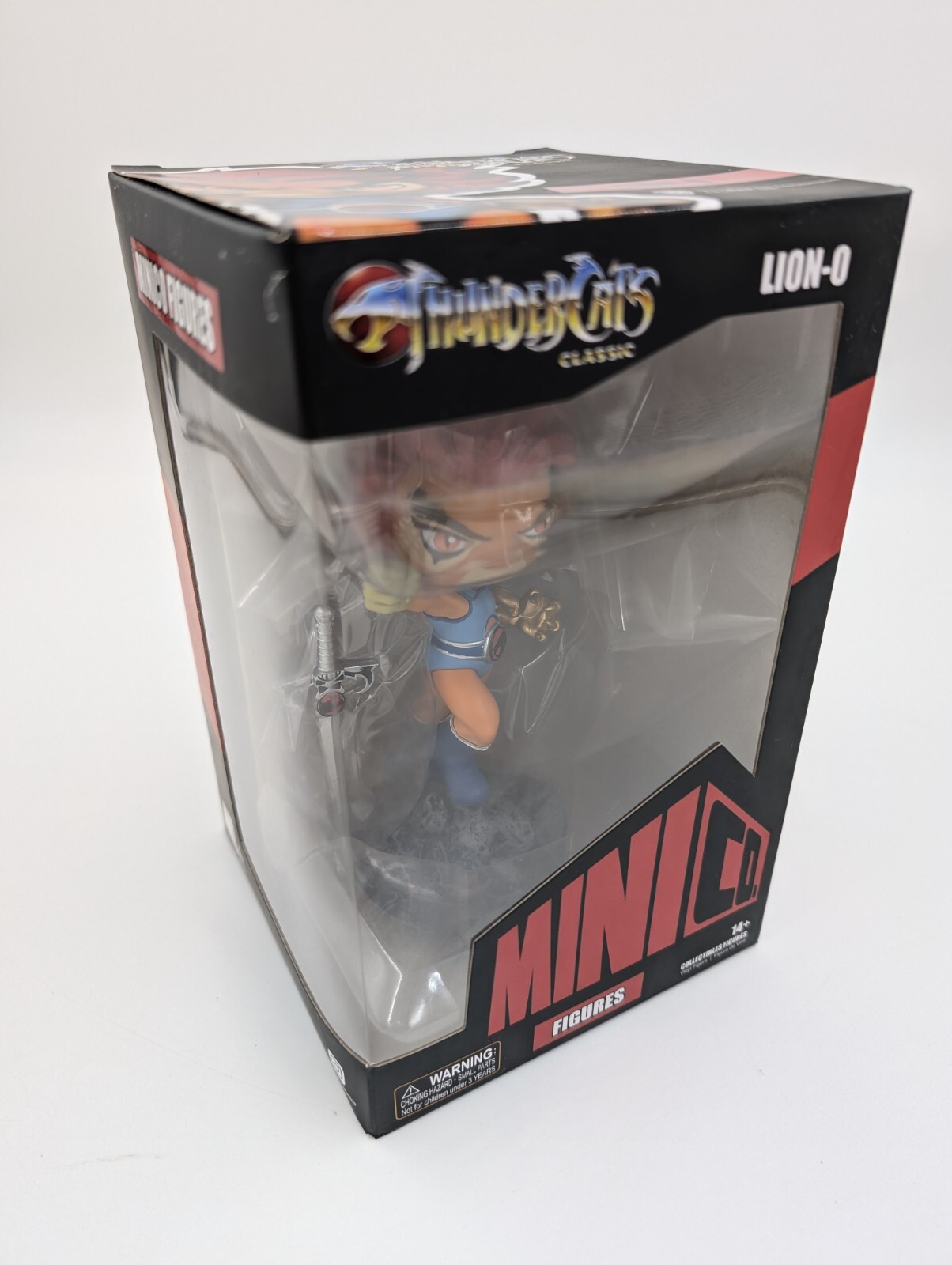 Figurine Lion-O Mini Co Thundercats pour décoration de bureau geek et vitrine de collectionneur