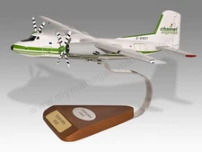 Handley Page Dart Herald Channel Express Desk Wood Airplane Model Large 1/72
