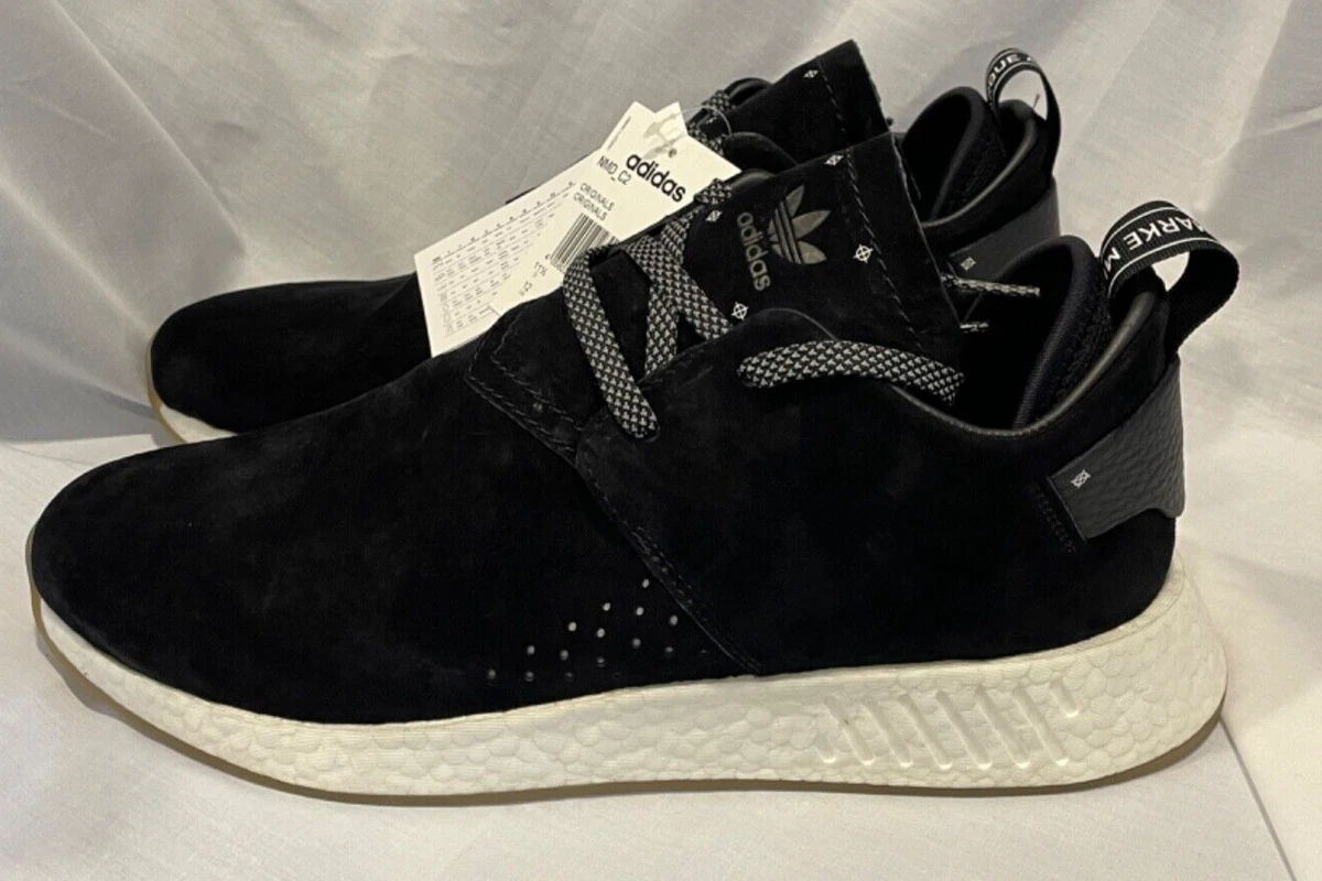 adidas Originals NMD C2 Black Suede 2017 Athletic Shoes Sneakers Men\'s‎ 13 adidas NMD C2 Men main image 2
