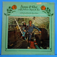 SONNY & CHER ALL I EVER NEED IS YOU VINYL LP 1971 RE '72 NICE CONDITION VG/VG!!B