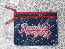 Justice sparkle everyday color changing wet/dry bikini bag brand new