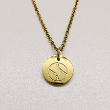 Softball Necklace for Her  Womens Softball Pendant  Softball Gifts Girls