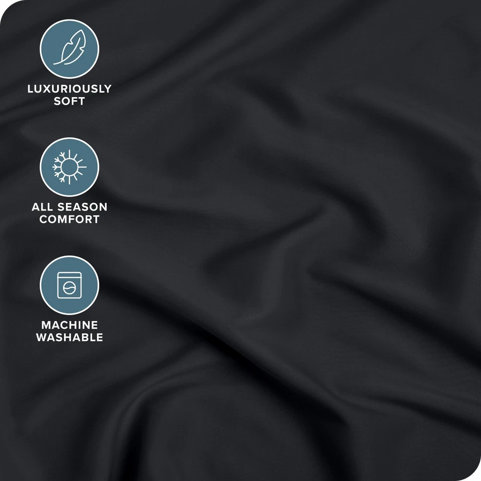 1800 Microfiber Fitted Sheet - Soft, Luxury, Deep Pocket by Bare Home - Image 2 of 4