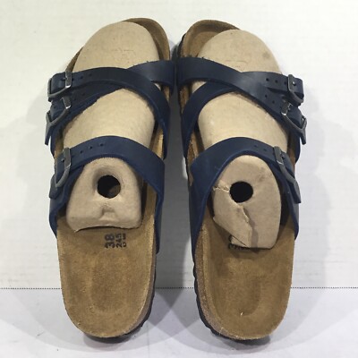 ビルケンシュトック　EU36/23cm Birkenstock Womens Size 7 EU 36 Narrow Franca Blue Leather