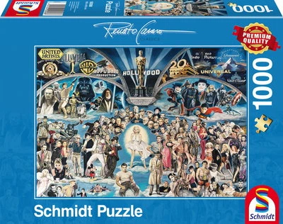 1000 Teile Schmidt Spiele Puzzle Renato Casaro Hollywood 59398
