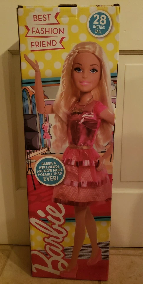 Кукла Barbie 28 дюймов Just Play Best Fashion Friend - блондинка как новая - Изображение 4 из 4