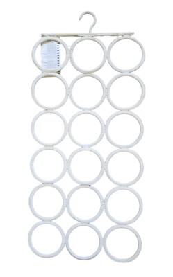 IKEA Hanger KOMPLEMENT Multi Use White Belt Tie Scarf Closet Organizer Macrame 