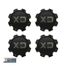 4 x XD Series Wheel Center Cap Satin Black 1079L170SB1DC-H63