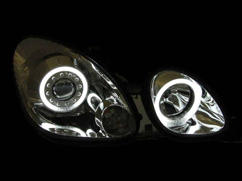 ANZO For 1998-2005 Lexus Gs300 Projector Headlights W/ Halo Chrome Foto 4 de 4