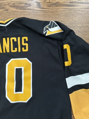 CCM Vintage Pittsburg Penguins Ron Francis Jersey 90's NHL Hockey Adult Medium - Picture 15 of 22