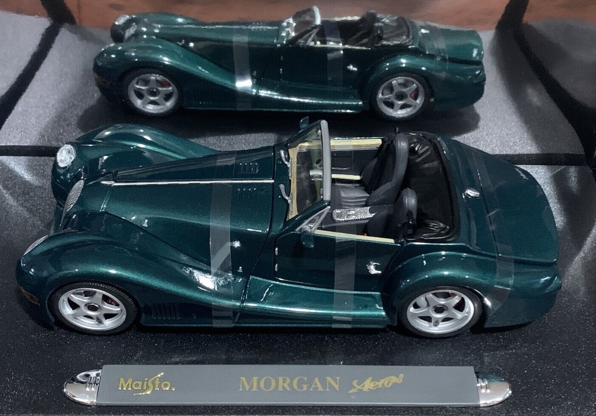 MORGAN AERO 8 - GREEN MAISTO PREMIERE EDITION 1:18 SCALE RARE RARE