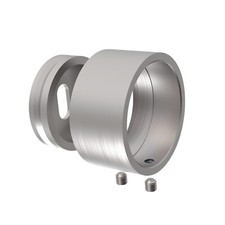 Wandanschluss 42,4mm Wandflansch Wandanker Adapter Rohr Geländer Edelstahl V2A