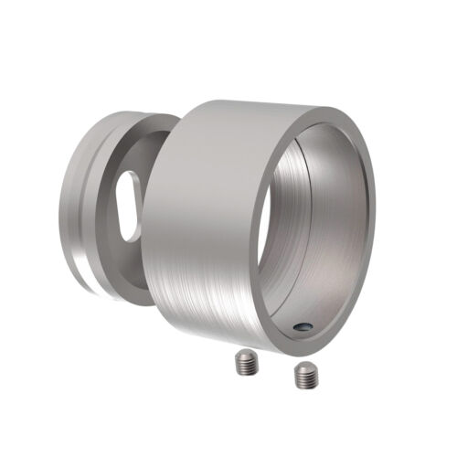 Wall connection 42.4 mm wall flanges wall anchor adapter pipe railing stainless steel V2A - Picture 1 of 8