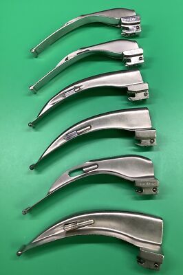 Lot Of 6 Amtec and Unbranded Macintosh Blade Size 3