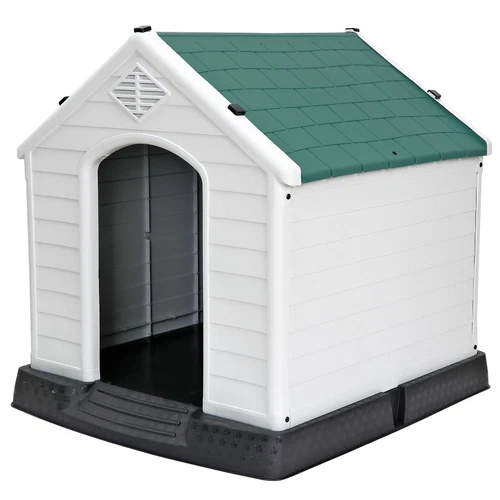 28 Zoll/32 Zoll H Outdoor Hundehaus wetterfest Tierheim Hundeheuche 4 Farben - Bild 73 von 73