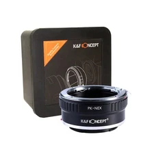 K&F Concept PK-NEX Adapter Pentax K PK Lens to Sony E NEX Mount K-NEX (KF06.075)