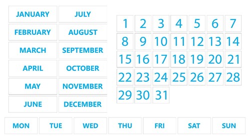 Whiteboard Calendar Magnet Non-Abbreviated Bundle by DCM Solutions - Picture 13 of 36