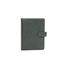 Louis Vuitton Black Taiga Agenda MM notebook cover