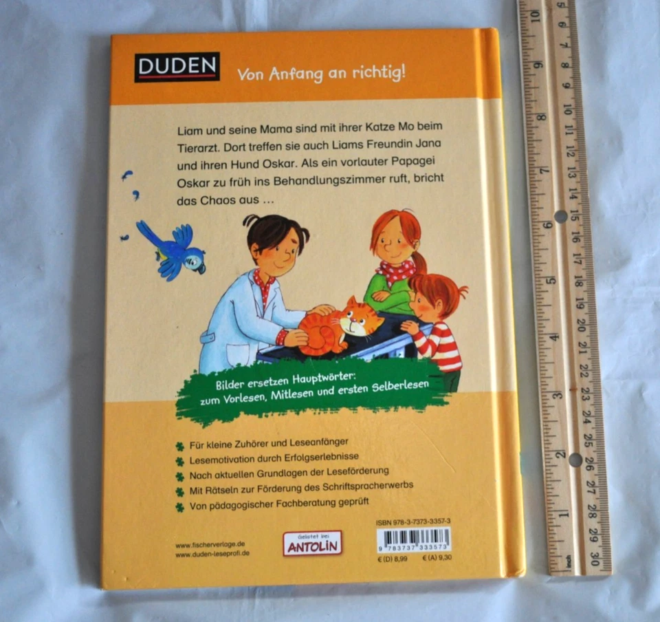 German Duden Ein verrückter Besuch beim Tierarzt Mit Bildern lesen lernen Book - Image 2 of 4