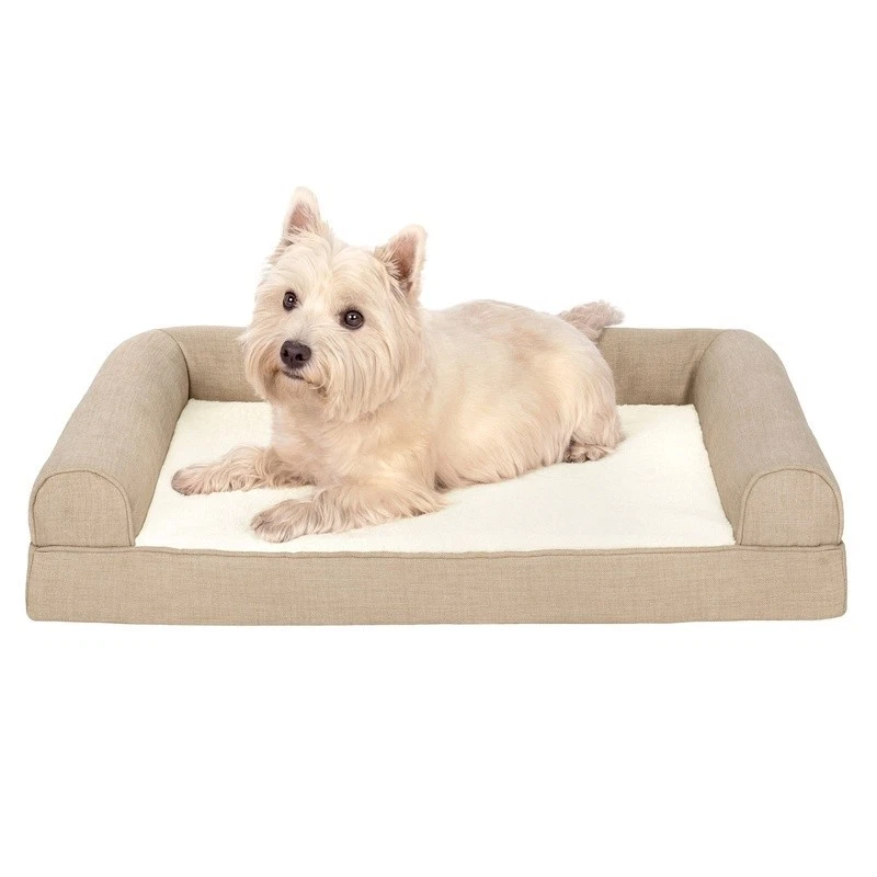 Orthopedic Plush Pet Bed Dogs Cats Sofa Style Comfort Non Skid Support New - Image 3 of 4
