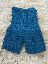 VTG Ruffled / Lace PETTIPANTS NAVY SQUARE DANCE COSTUME L 20" STRETCH