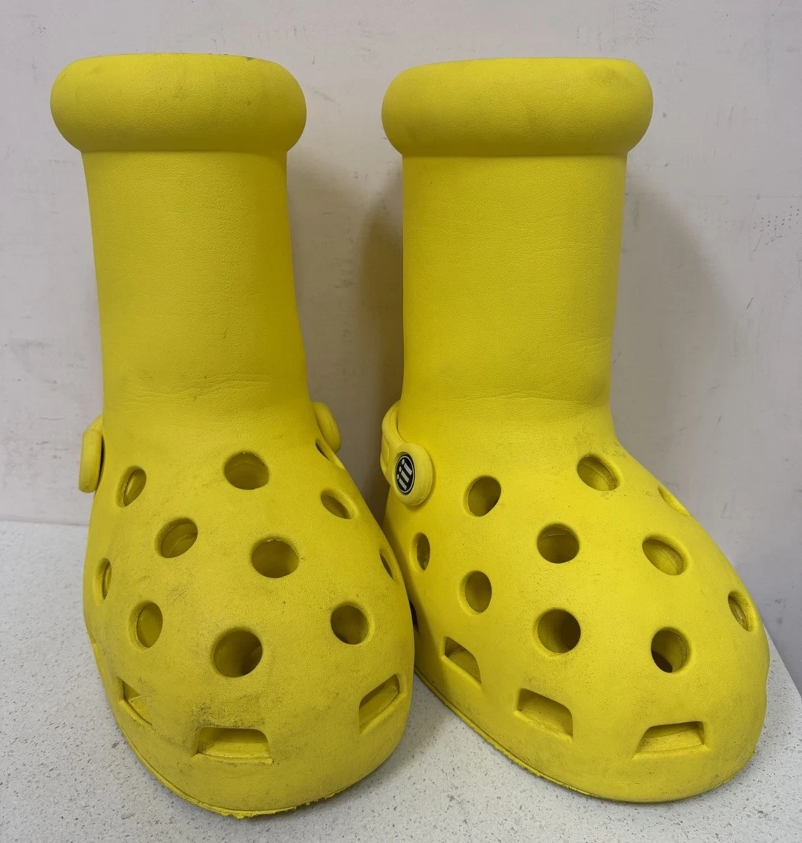 MSCHF x Crocs Big Red Boot 'Yellow' for Sale - Shop New & Used