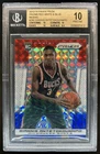 2013-14 Prizm Giannis Antetokounmpo RC Prizm Red White Blue Mosaic #290 BGS 10