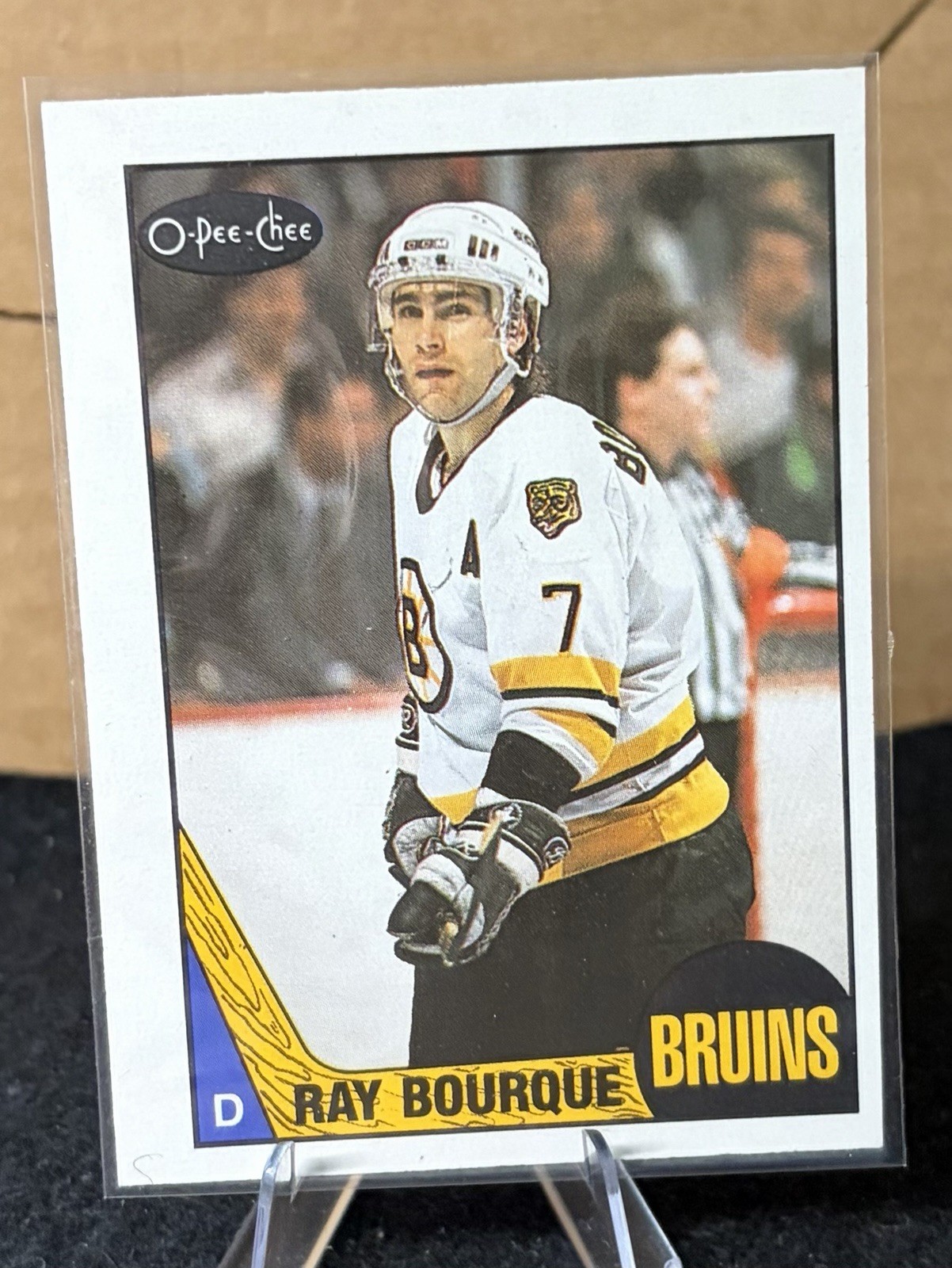 Ray Bourque #87 Hockey Cards 1987 O-Pee-Chee trading card — raw and PSA graded price guide