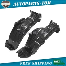 Fits Toyota CHR 2018-2019 Fender Liners Front Driver+Passenger Side Pair Plastic