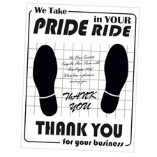 100Pcs Paper Floor Mats for Car: Disposable Vehicle Floor Mats Detailing 