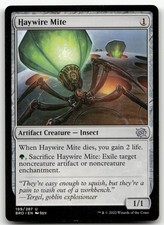 Haywire Mite #199 (LP) Brothers' War BRO Magic MTG