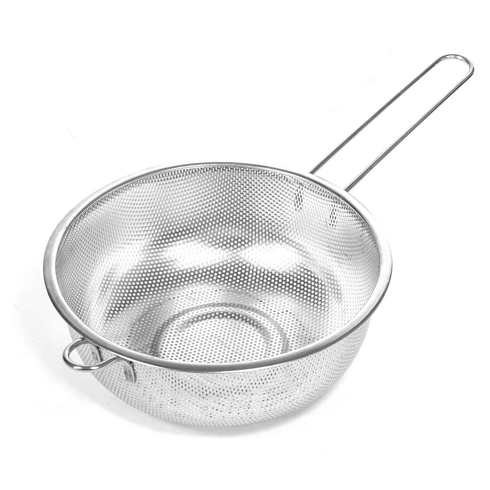 Metal Fine Mesh Strainer and Colander for Kitchen with Handle, Stainless Stee...