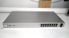 Lot 1 Ubiquiti UniFi US-16-150W 16-Port Gigabit PoE+ Network Switch For Repair