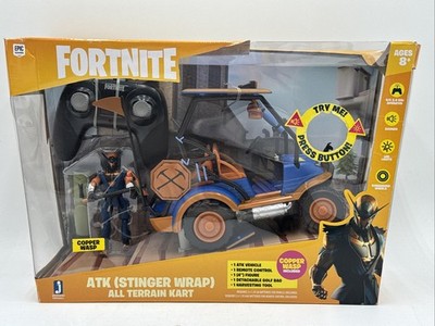 Fortnite ATK (Stinger Wrap) Remote Control Vehicle with Copper Wasp 4'' Fig MIB