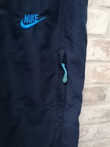 Vintage Nike 90s - Navy Blue - Lined Tracksuit Bottoms - Size Large - Picture 6 of 14