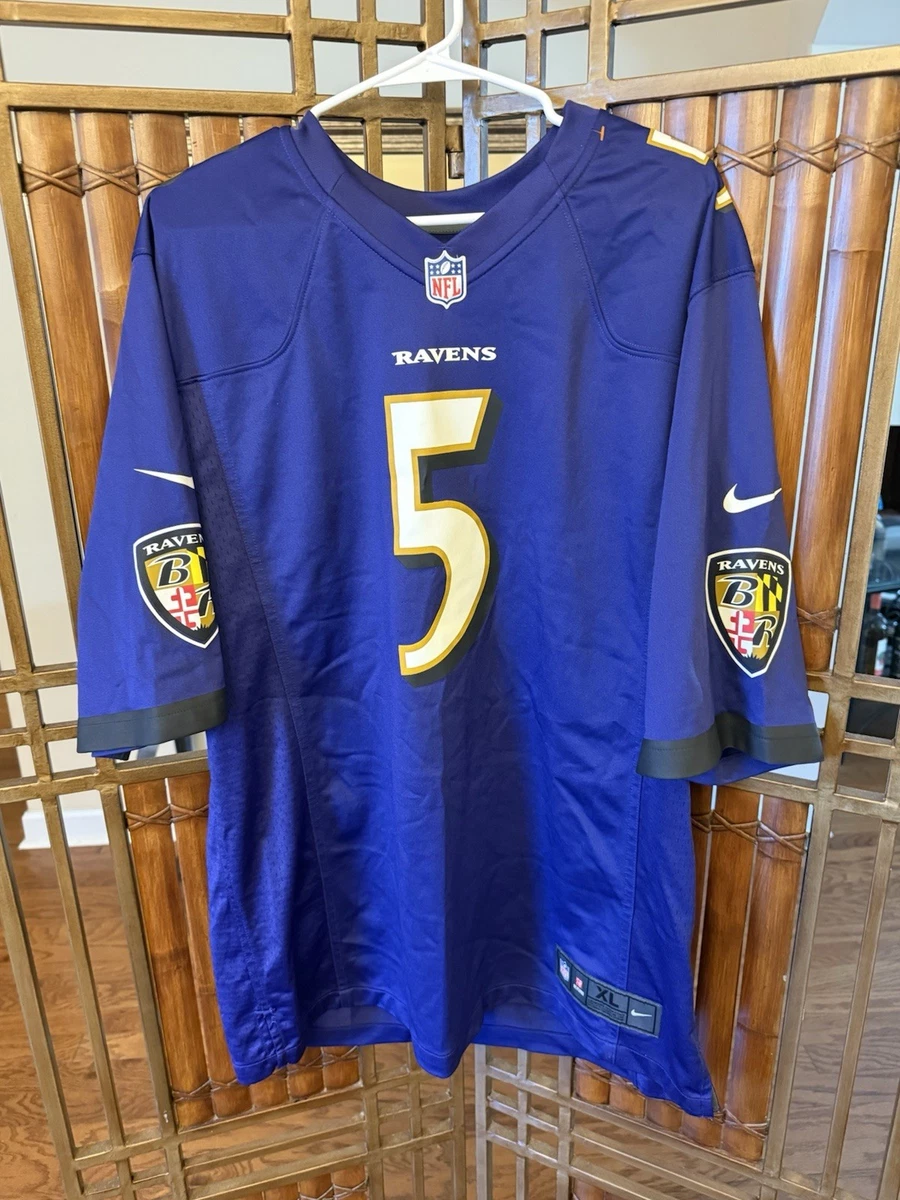 Baltimore Ravens Joe Flacco Nike On Field Jersey Men's XL NFL