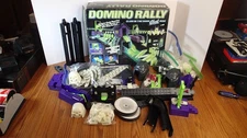 Pressman Domino Rally Glow in the Dark Ghost Ride Set 1991 Complete