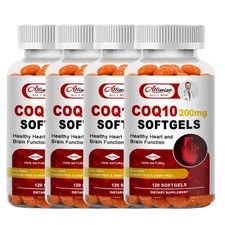 COQ10 Coenzyme Q-10 Capsules High Absorption Strength Heart Energy Support