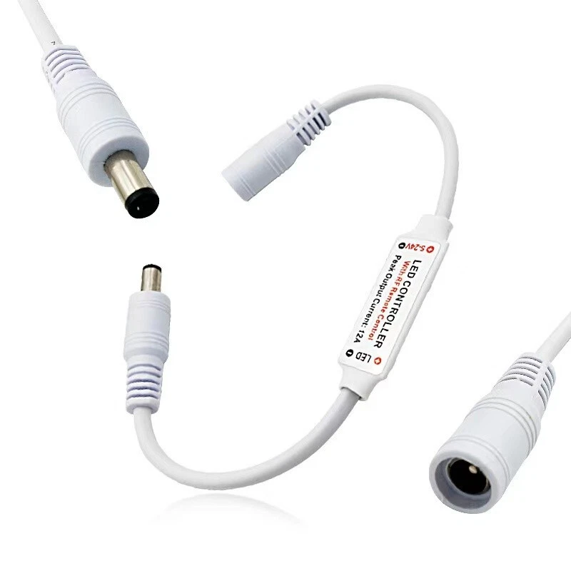 5-24V 14Keys RF LED Strip Controller Mini Dimmer RF Remote 5050 LED Strip Lights - Image 3 of 4