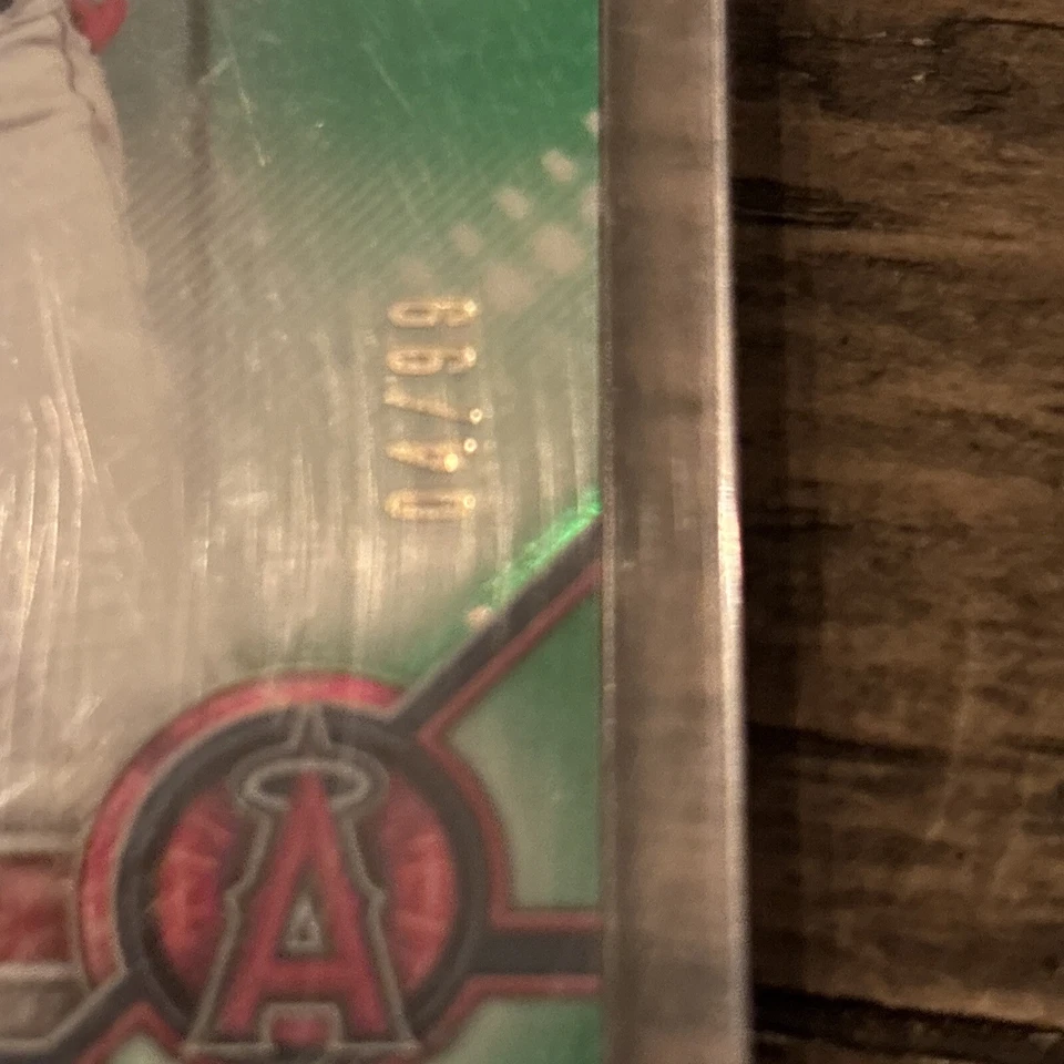 2022 Denver Guzman 1st Bowman Chrome Green /99 - Image 2 of 3