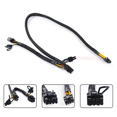 8pin to 8+8pin GPU PCI-E Graphics Card Power Adapte Cable for HP DL380 G11 Gen11