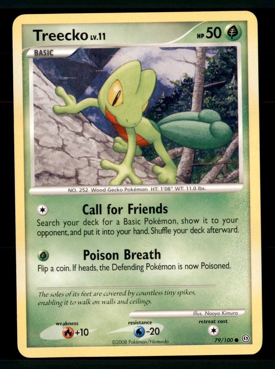 Pokemon Card Treecko LV.11 Stormfront 79/100 EXC/NM Non-Holo Common TCG!!!!!!!!!  | eBay
