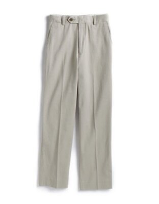 Lord & Taylor Kids Guys  Flat-Front Cotton Pants