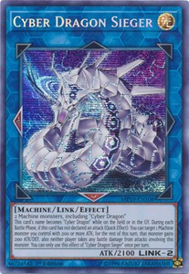 Cyber Dragon Sieger - MP19-EN108 - Prismatic Secret Rare - 1st Edition x3 - Near
