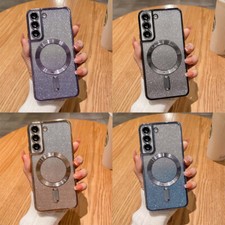 For Samsung Galaxy Note 20 Note 10 PLUS Glitter Magnetic Phone Case w/ Mag Safe