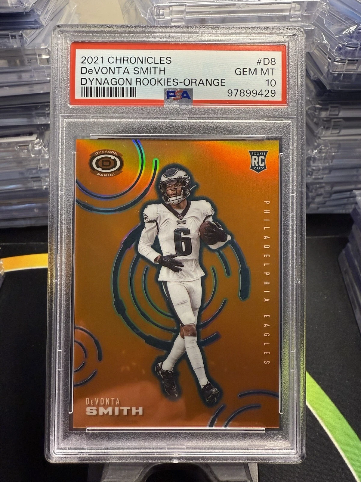 DeVonta Smith Panini Chronicles Dynagon Rookies #D8 Orange