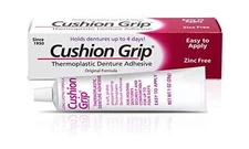 Cushion Grip Thermoplastic Denture Adhesive 1 Oz Pack 3 Professional Strength